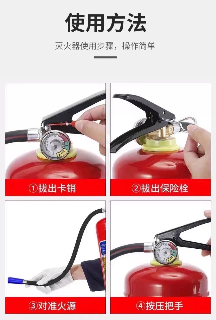 滅火器使用方法